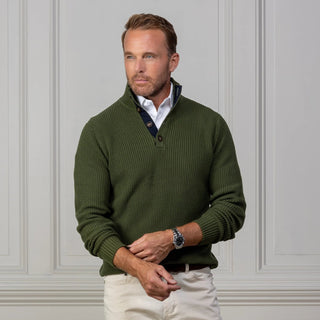 Collars & Co. Men's Sweaters Green / Medium Collars & Co. - Kennebunkport Green Sweater