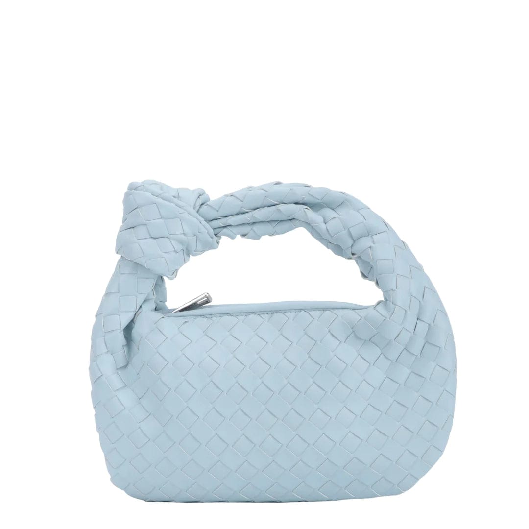 Concierge Handbags Arctic Blue Braided Hattie Bag