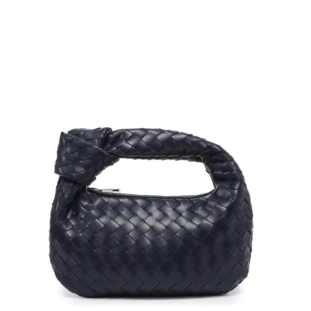 Concierge Handbags Black Braided Hattie Bag