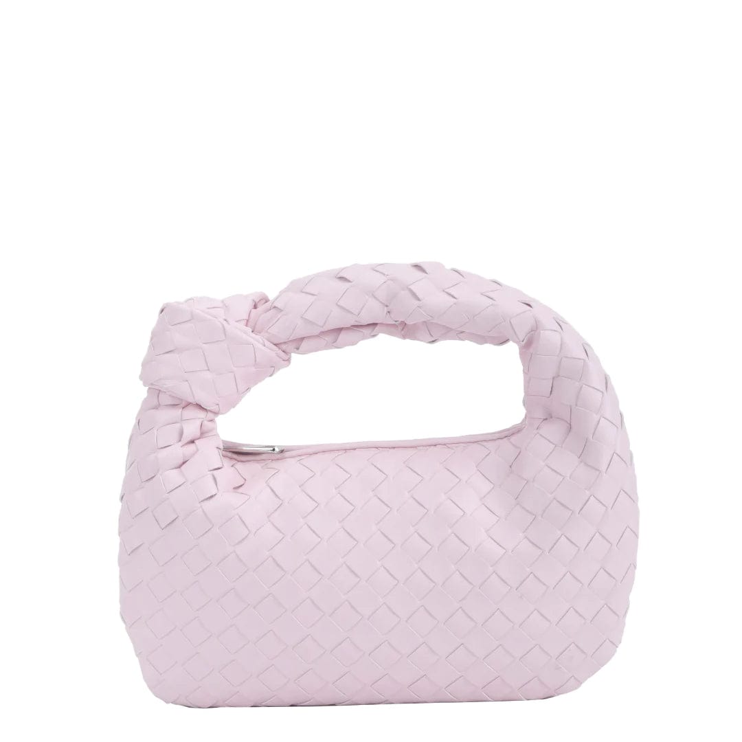 Concierge Handbags Light Pink Braided Hattie Bag