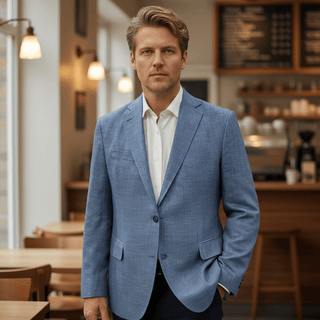 Coppley Blue Bamboo Sport Coat