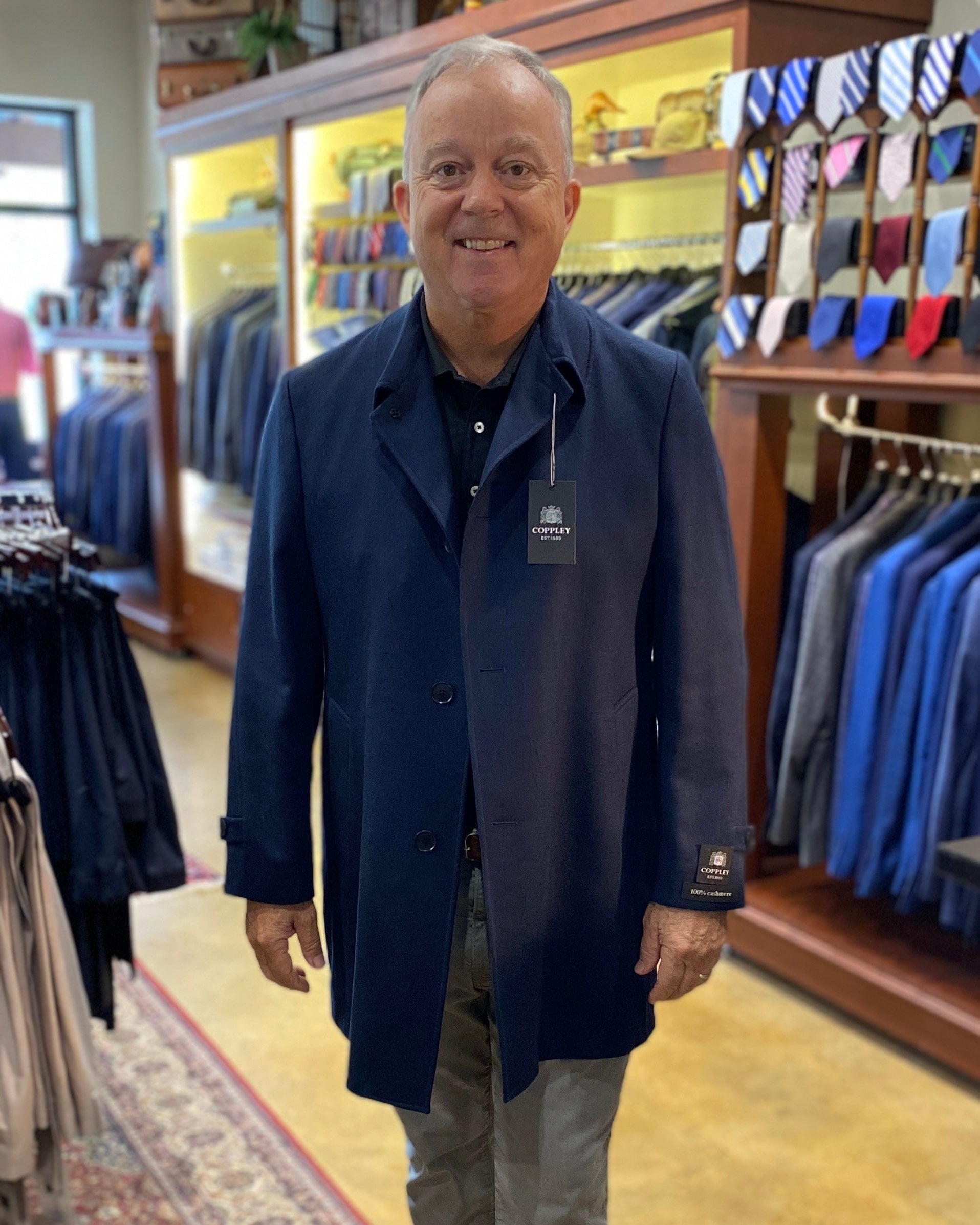 Coppley Men's Sport Coats Coppley Cashmere Overcoat - Forbes 22969