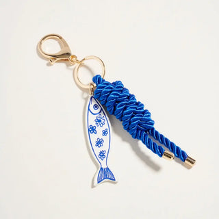 Leather Sardine Bag Charm