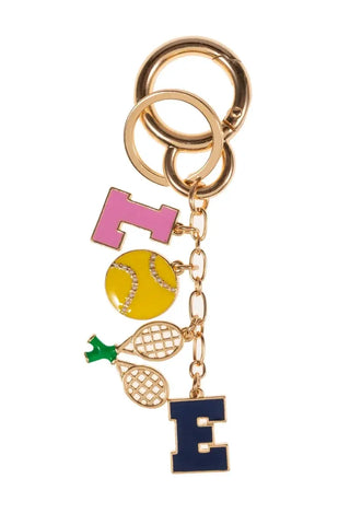 Sports Love Tennis Icons Bag Charm