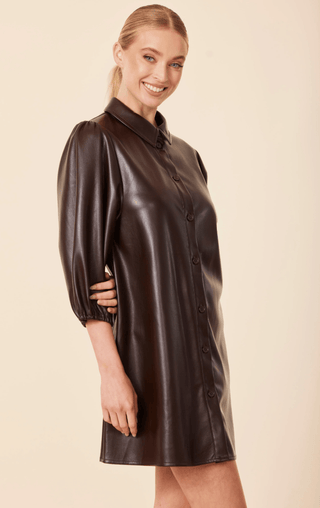 Dolce Cabo Vegan Leather Tunic Dress