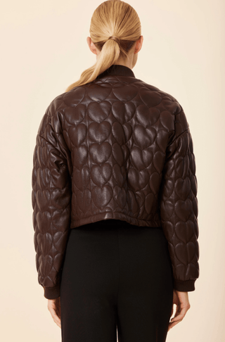 Dolce Cabo Heart Quilted Jacket