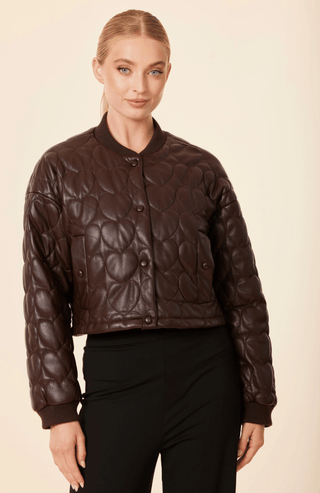 Dolce Cabo Heart Quilted Jacket
