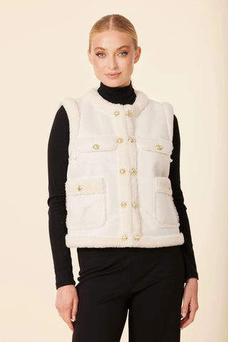 Dolce Cabo Coco Faux Shearling Vest