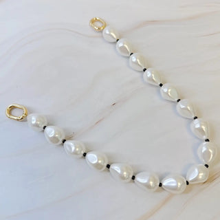 Pearl and Bead Bag Charm