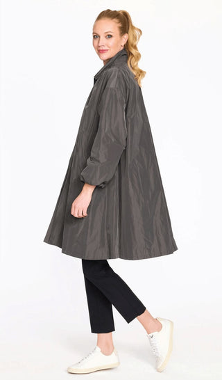 Estelle & Finn Women's Jackets Charcoal / M Estelle & Finn Water Repellent Swing Coat