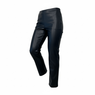 Estelle & Finn Leather Step Hem Ankle Pant