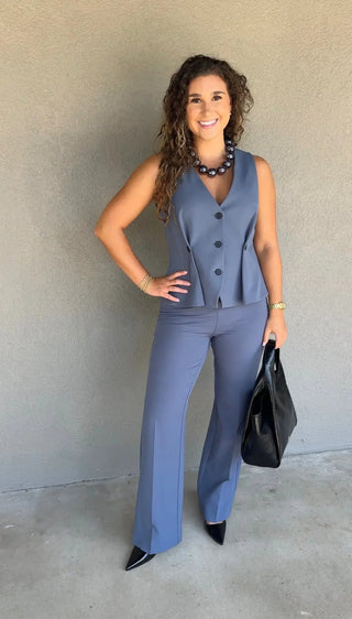 Estelle and Finn Pull On Wide Leg Pant