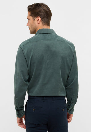 Eterna Micro Cord Long Sleeve Shirt