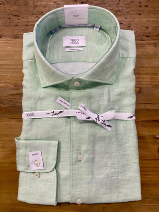 Eterna Men's Shirts Eterna Uni Twill Shirt - Lt. Green