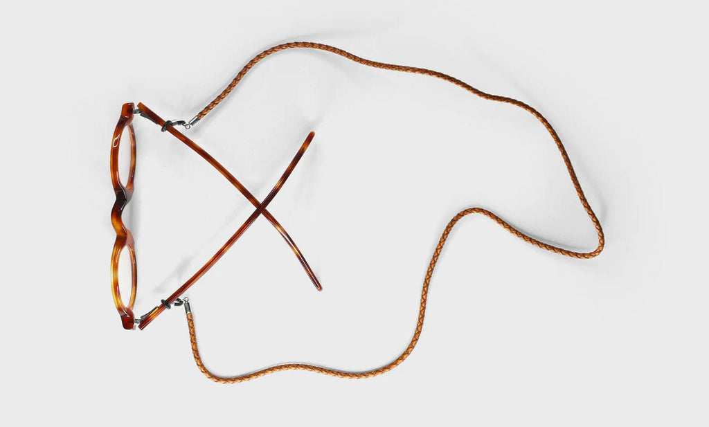 Eyebobs Glasses Brown Leather Lariat
