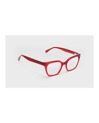 PMD-12 Red Square Frame Glasses