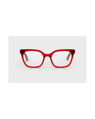 PMD-11 Red Square Frame Glasses