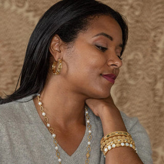 Capucine De Wulf Berry Hoop Earrings