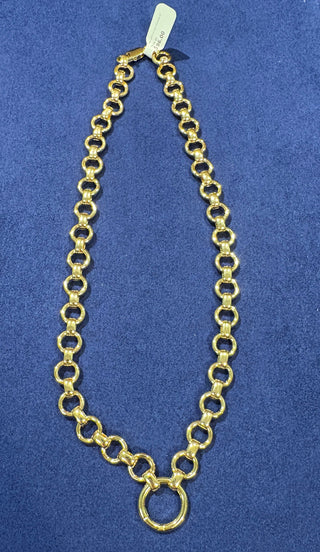 Figgy Lg Round Chain Necklace 18"