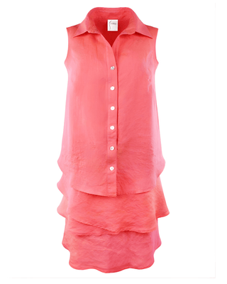 Finley Jasmine Linen Dress, Peony / XS Finley Jasmine Linen Dress, Peony / XS