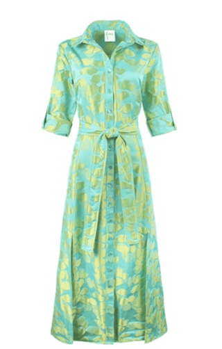 Finley Laine Dress Lilypad Jacquard