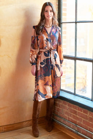 Finley Midi Franchesca Dress Etruscan Scroll