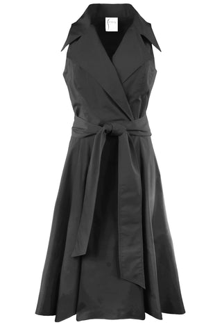 Finley Trench Dress Typewriter Cloth