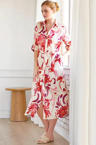 Finley Long Alex Shirtdress Kyoto Floral