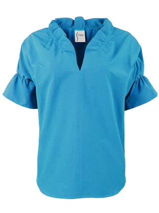 Finley Shirts Women's Shirts & Tops Bright Blue / XS Finley Crosby Top