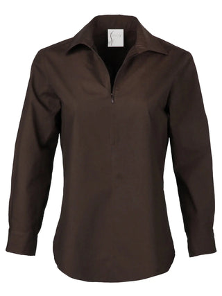 Finley Long Sleeve Endora Zipper Top