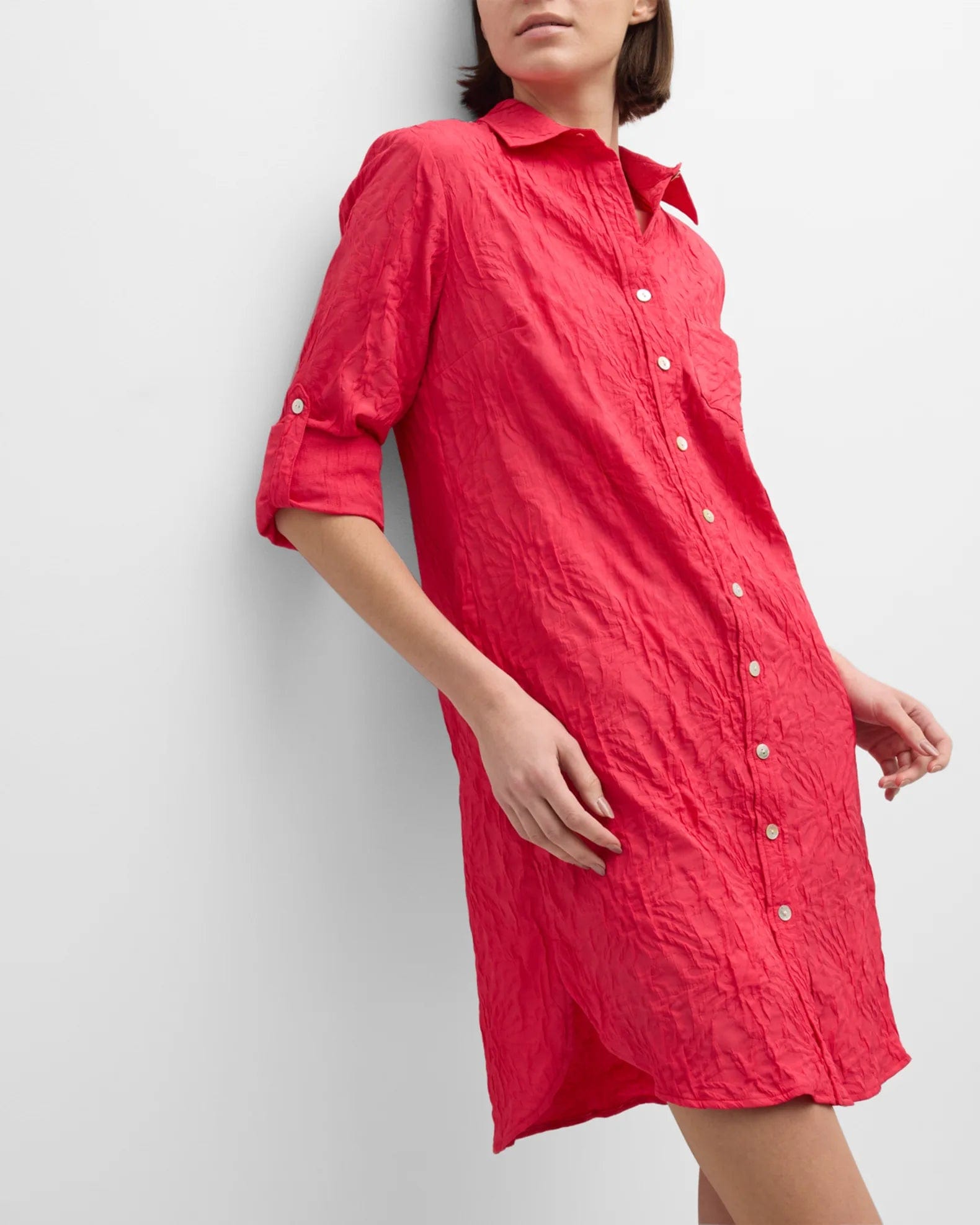 Finley Shirts Women's Shirts & Tops Finley Alex Textured Jacquard Midi Shirtdress