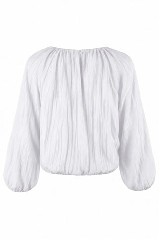 Finley Cameron Pleated Blouson Sleeve Top Finley Shirts