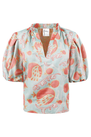 Finley Marcie Popover Top Nomad Jacquard