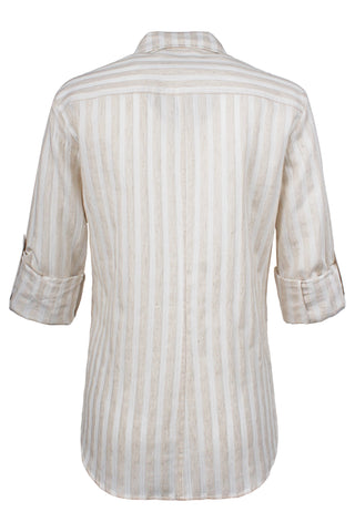 Finley Teigan Shirt Natural Stripe