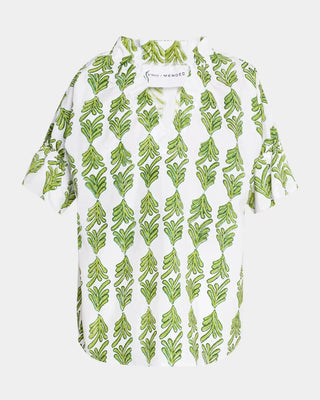 Finley Shirts Women's Shirts & Tops Green / XXS Finley Crosby Top Palmetto Print