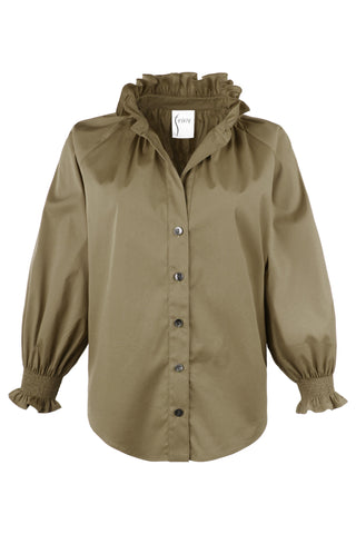 Finley Fiona Ruffle Neck Shirt
