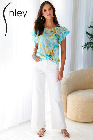 Finley Knot Shell Top