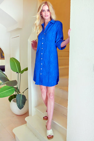 Finley Alex Shirtdress Textured Jacquard