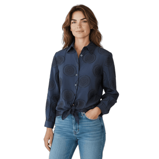 Finley Emmy Shirt Medallion Jacquard