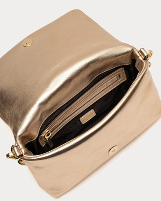 Small Effie Nappa Lambskin Leather Platino