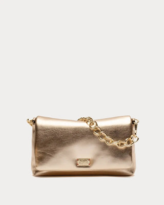 Small Effie Nappa Lambskin Leather Platino