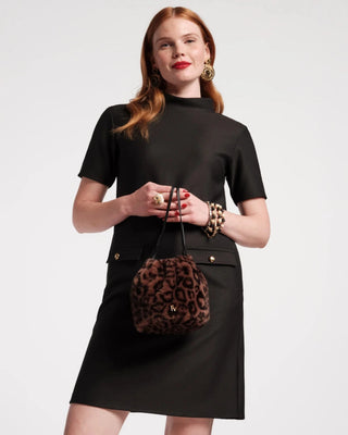 Frances Valentine Jaguar Pouf Bag