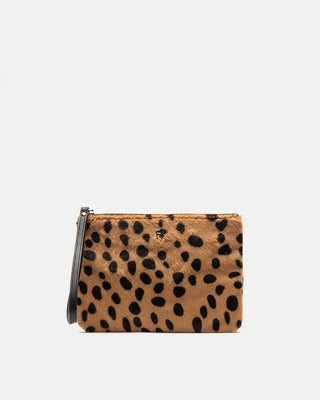Frances Valentine Cheetah Print Wristlet