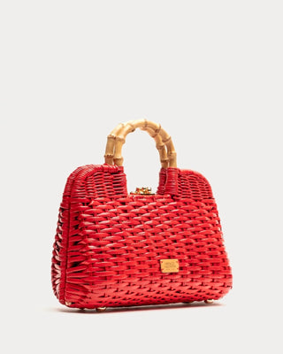 Frances Valentine Buzzy Wicker Handbag