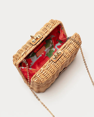 Frances Valentine Handbags Frances Valentine Paige Wicker Box Clutch