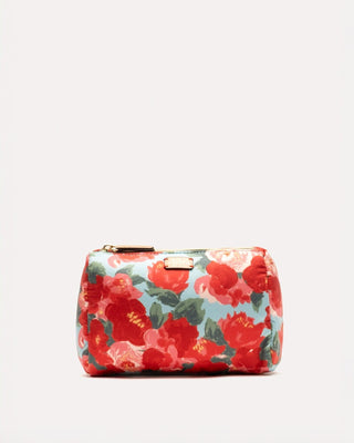 Frances Valentine Small Cosmetic Case Peony Print