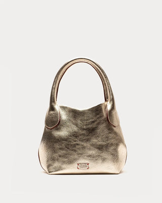 Sweet Pea Mini Tumbled Leather Metallic Gold