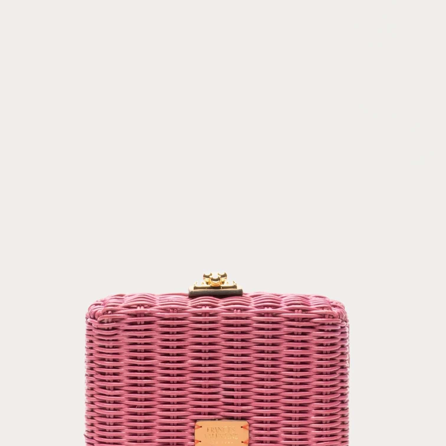Frances Valentine Handbags Pink Frances Valentine Paige Box Clutch