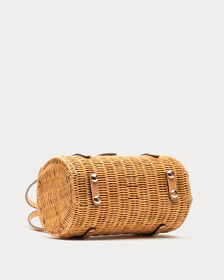 Frances Valentine Dottie Wicker Basket Bag – Natural