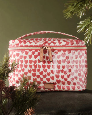 Frances Valentine Train Case Cosmetic Baby Hearts Frances Valentine